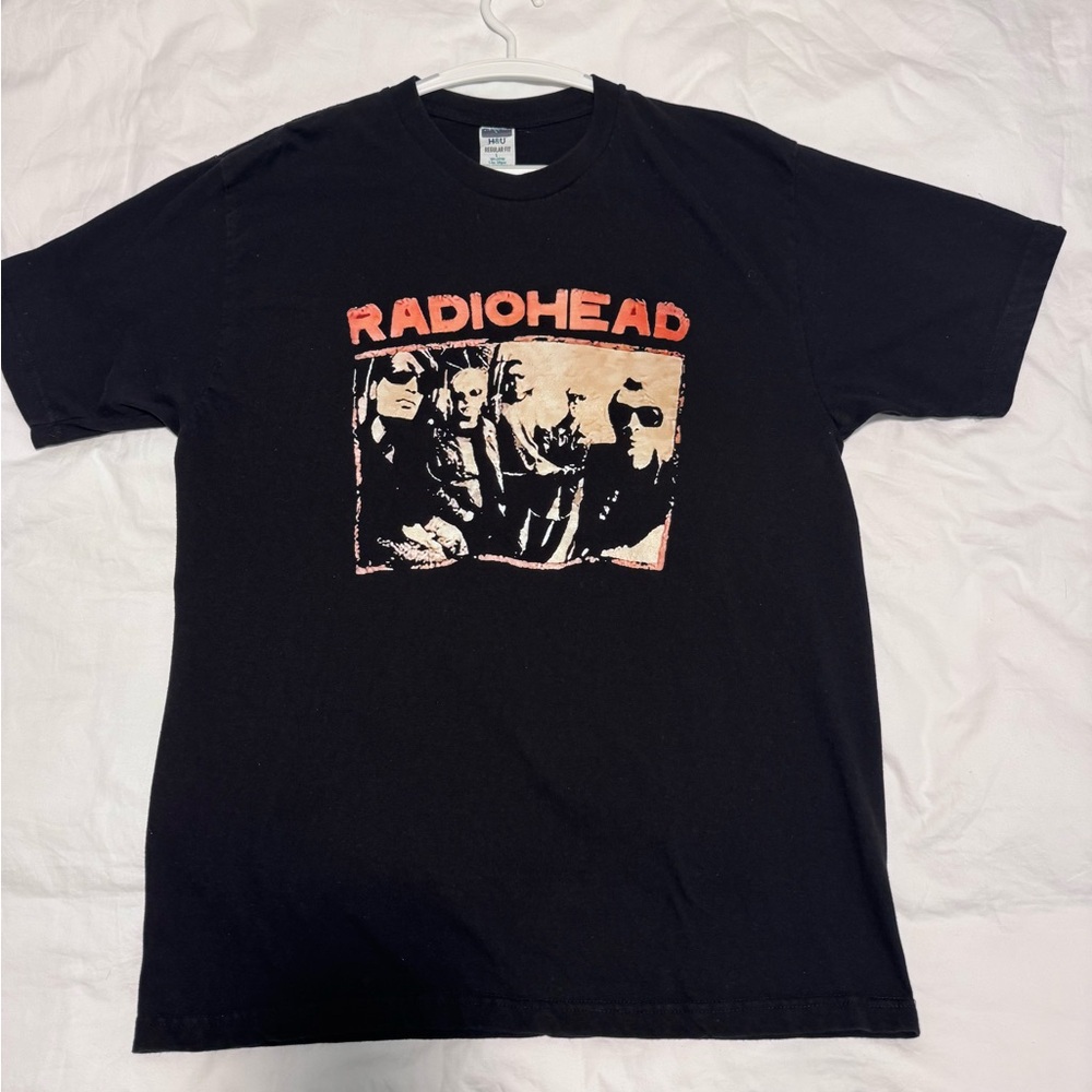 Exceptional quality Radiohead uk British band t-shirt L